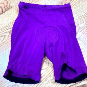 Urbanek Purple Padded Bike Shorts Size Small Perfect for Peloton rides!